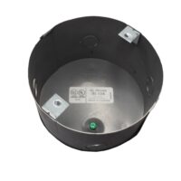 Secutron (IB-104) 6" Round Flush Back Box For Ceiling Speaker/ Speaker Strobes