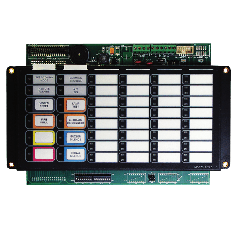 Secutron RAM-1032TZDS-CC, Secutron (RAM-1032TZDS-CC) Main Annunciator Chassis C/W 32 Bi-Colored Leds