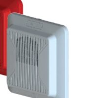 Secutron (SPP-204-25) Speaker, Wall, Square, 25V, White