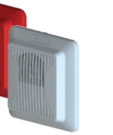 Secutron SPP-204-25, Secutron (SPP-204-25) Speaker, Wall, Square, 25V, White