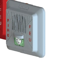 Secutron SPPS-204-25, Secutron (SPPS-204-25) Speaker/Strobe, Wall, Square, 25V, White