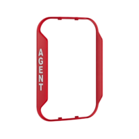System Sensor (BZGR-AG) L-Series Red Bezel, Agent Marking