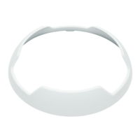 System Sensor (BZWC-P) L-Series White Bezel Kit For Ceiling Mount Strobes And Horn Strobes