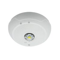 System Sensor (SCWLED-P) L-Series Led Strobe, Ceiling-Mount, Indoor, Plain, White