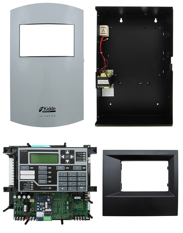 Kidde VS1-G, Kidde (VS1-G) Facp, 1 Loop, 64 Intelligent Devices Max, 2 Class B Nac’S, 4.25A Power Supply