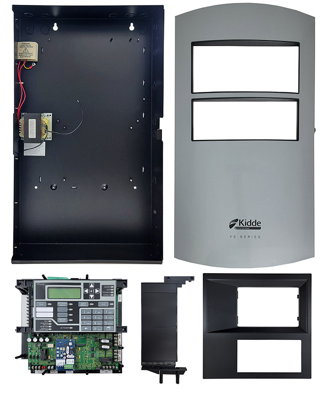 Kidde VS4-G, Kidde (VS4-G) Four Loop System With One 250-Point Loop Installed. 110V, Gray Door.