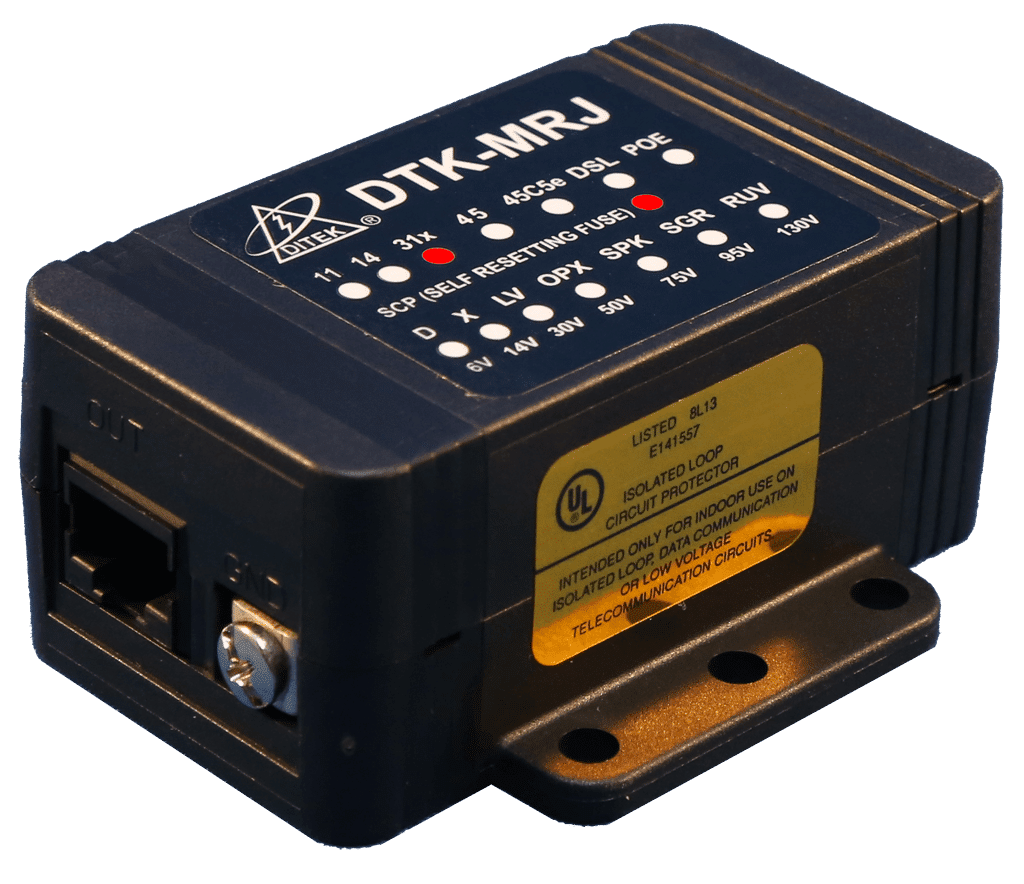 Ditek DTK-MRJ31XSCPWP, Ditek (DTK-MRJ31XSCPWP) Control Panel Dialer Protector