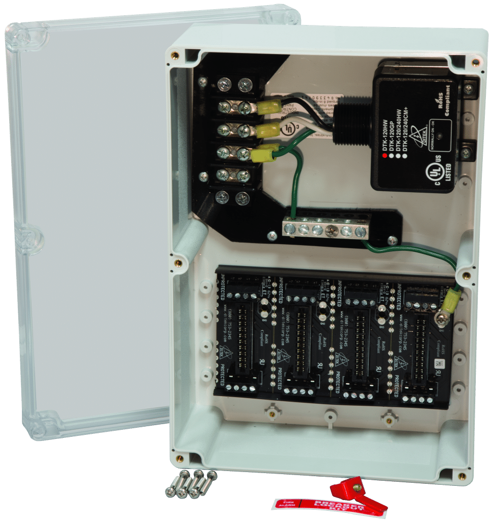 Ditek DTK-TSS6, Ditek (DTK-TSS6) Fire Panel Protection For Ac Power & 8 Loops