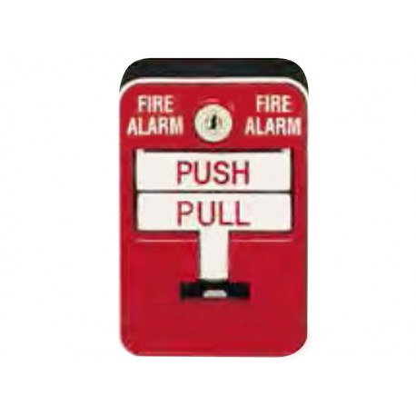 Det-Tronics 000115-003, Det-Tronics (000115-003) Manual Pull Station, Dual Action Lift And Pull Ring, 3/4″ Entry, Class 1