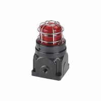 Federal Signal (G-STR-024-T-R-15J) Global Strobe Light, Ex D, U-Bracket Mount, 24Vdc, 15J, Red