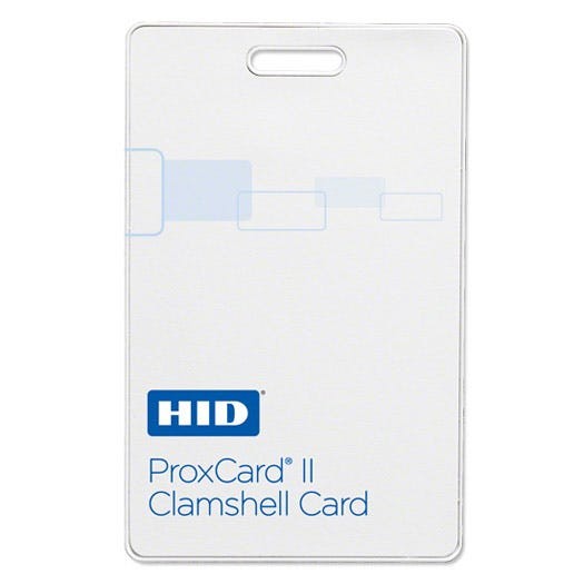 HID 1326LSSMV, Hid (1326LSSMV) Proxcard Ii 1326 Clamshell Smart Card, Programmed, Hid Logo Front And Back