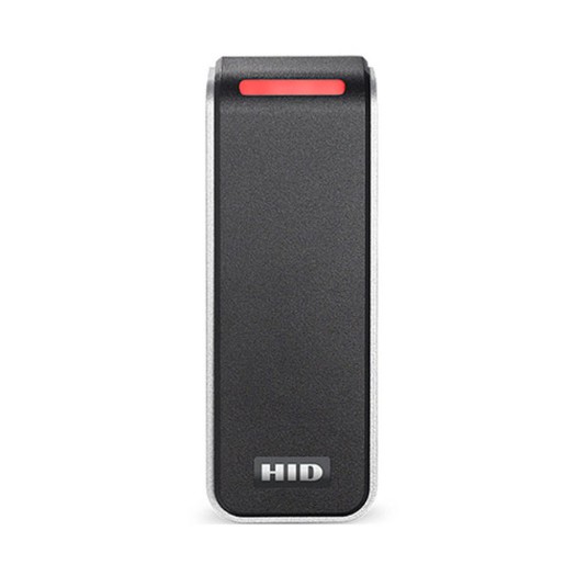 HID 20NKS-01-00001H, Hid (20NKS-01-00001H) Signo 20 Mullion Pigtail Reader, Seos Profile, Black With Silver Trim