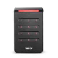 Hid (40KNKS-00-00027E) Signo 40K Wall Mount Keypad Smart Reader, 13.56Mhz + 125Khz, Black / Silver