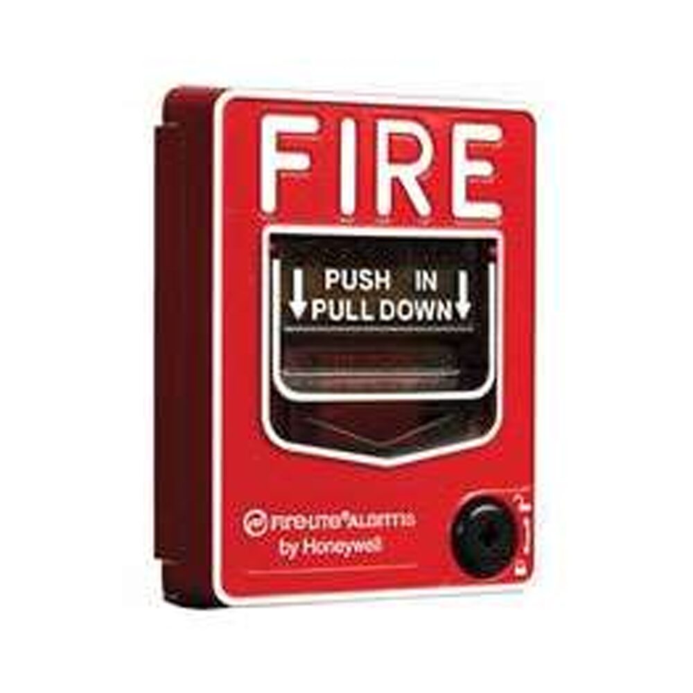 Fire-Lite BG-12LR, Fire-Lite (BG-12LR) Dual Action, Red, Terminal Block