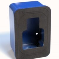 SigCom SG-WP-BL Backbox & Gasket Assembly, Weatherproof, Blue